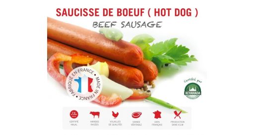 SAUCISSES DE BŒUF (HOT-DOG)